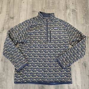 Patagonia Mens Better Sweater 1/4 Zip LARGE
